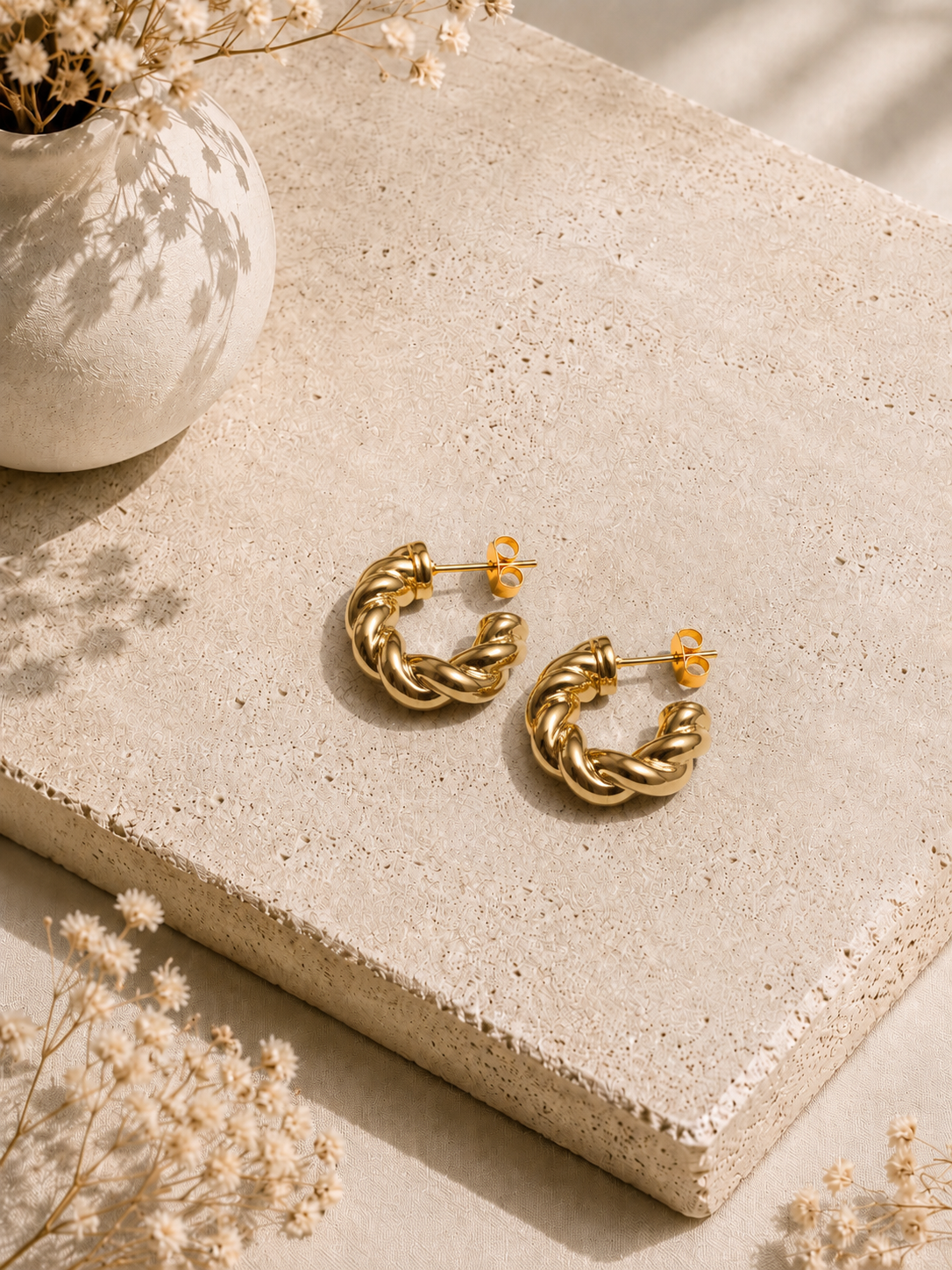 Golden Link Hoops