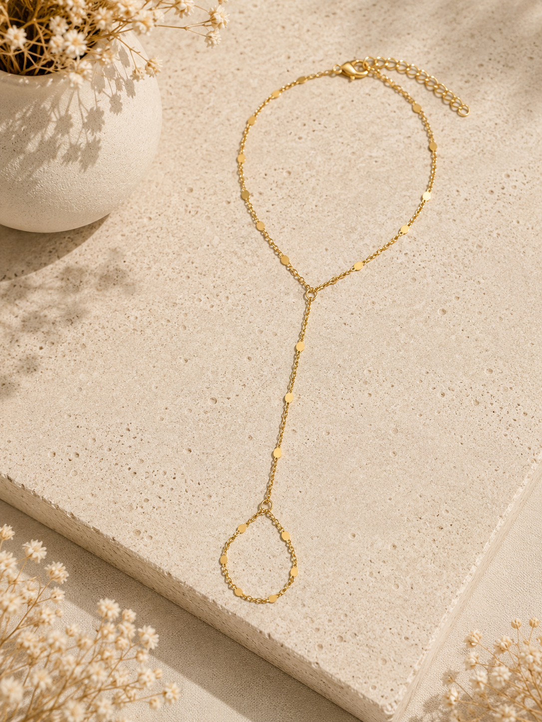 Golden Grace Hand Chain